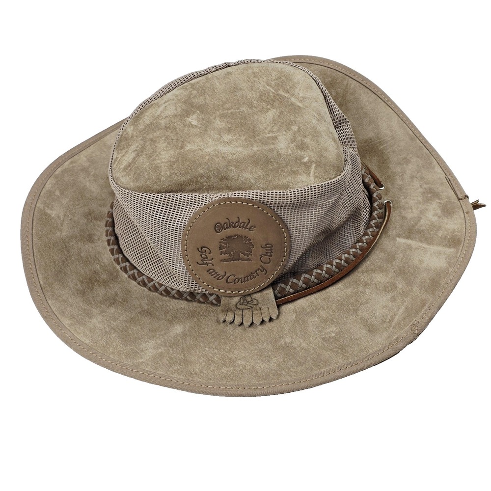 Oakdale Golf and Country Club Hat Cowboy Monterey Bay Breeze Mesh Suede Summerβ